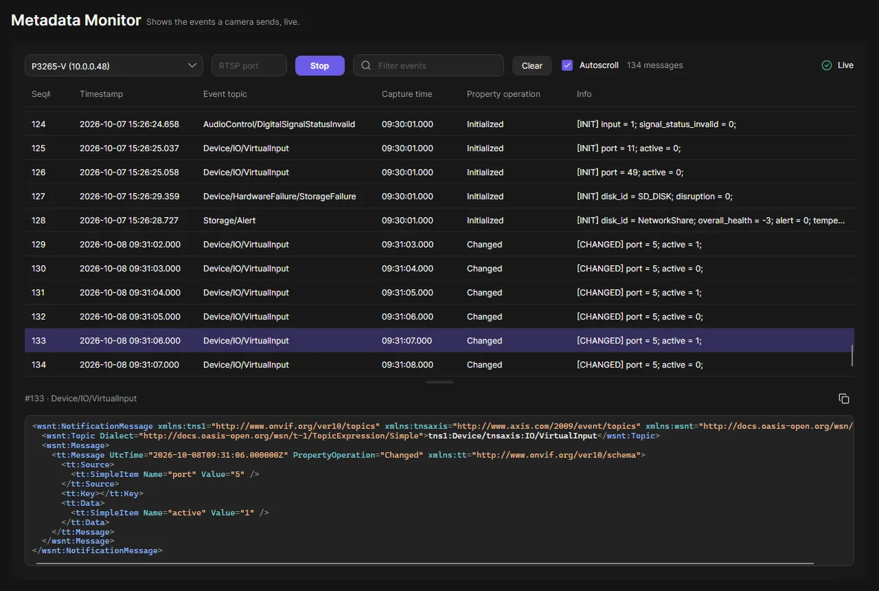 Metadata Monitor